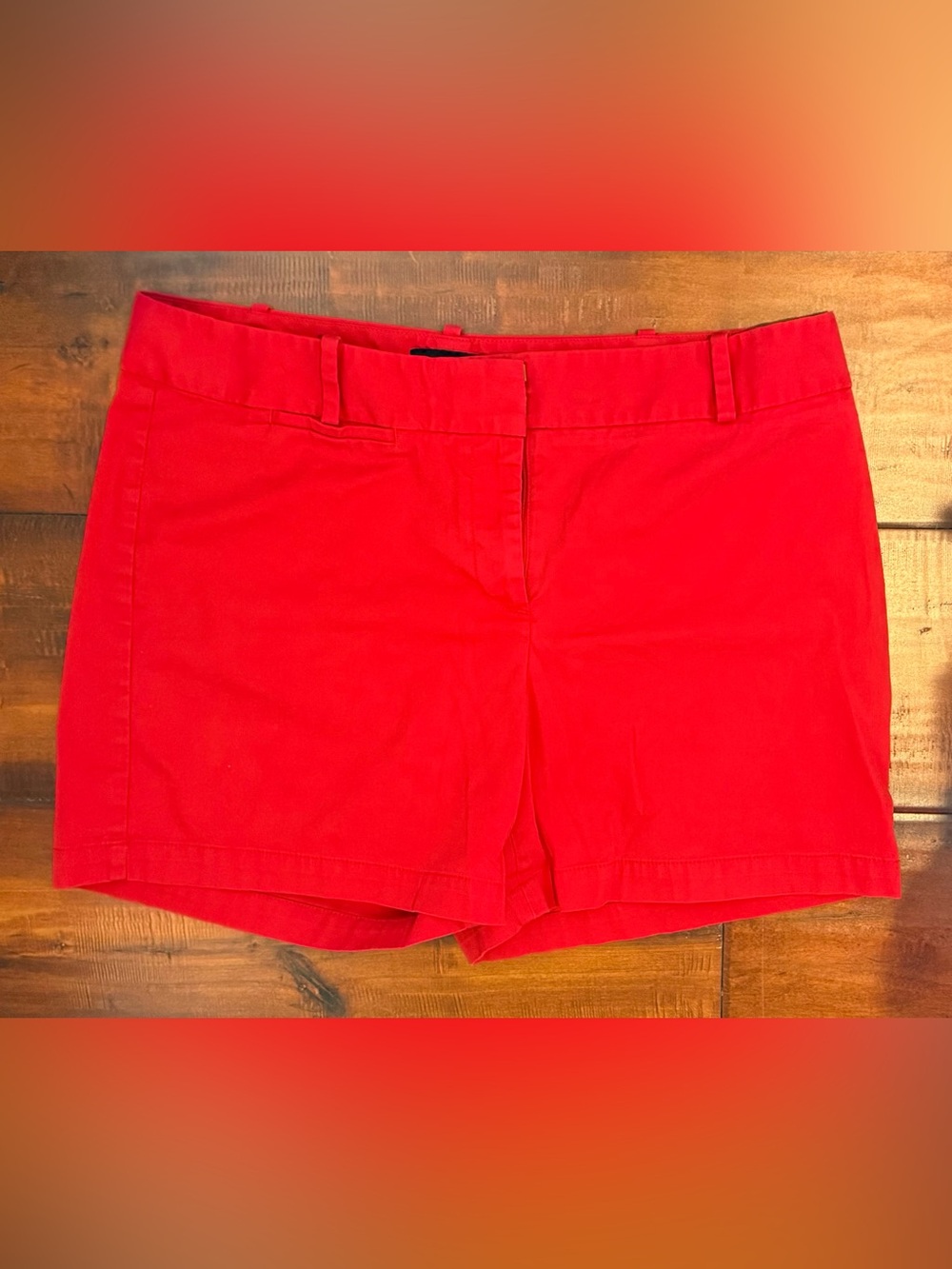 Talbots Bright Red Bermuda Shorts
